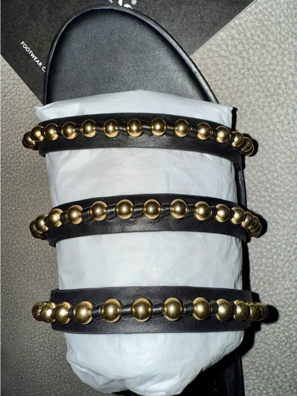 Coach F62596 Black BLK Slide Sandal Women’s Size 9.5 NIB - Picture 3 of 16